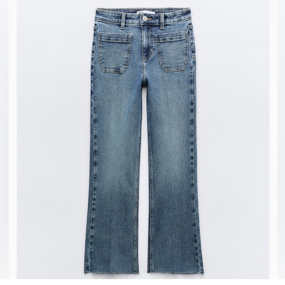 Zara High Waisted Denim Jeans